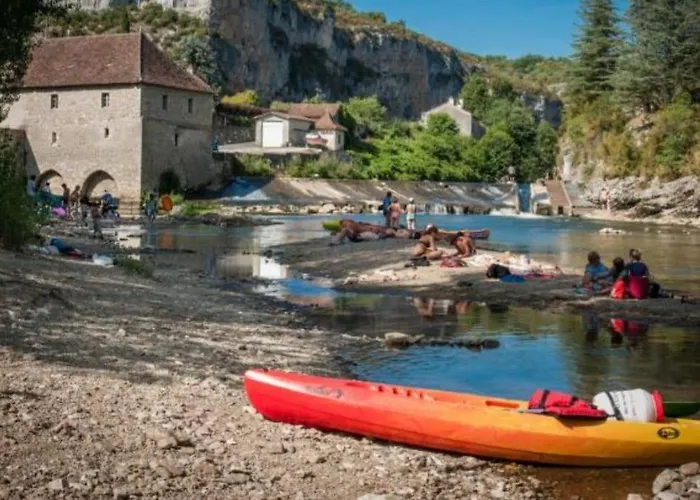 木屋 5 Personnes Vallee Du Lot Laburgade
